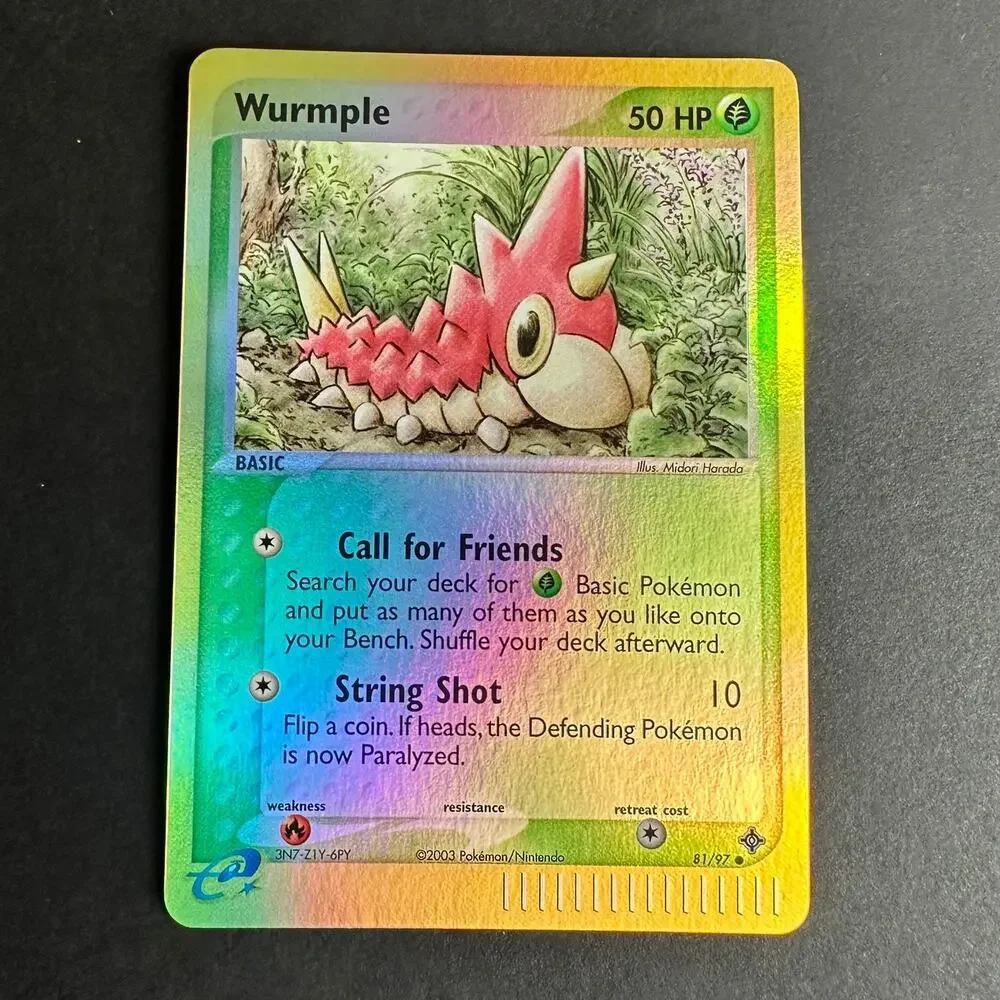 Pokemon TCG Wurmple EX Dragon (DR) 81/97 Common Reverse Holo NM/LP